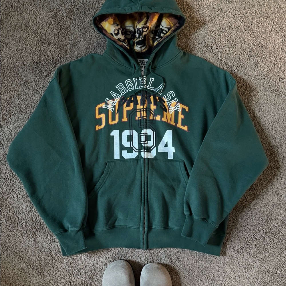 Supreme Green Hoodie Jacket